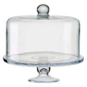 Simplicity Cake Stand with Straight Sided Dome