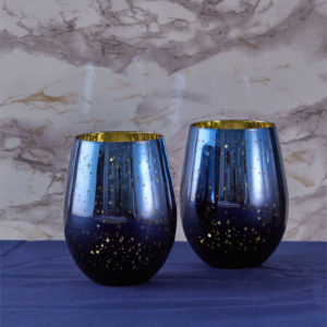 Set of 2 Galaxy Wine Glasses